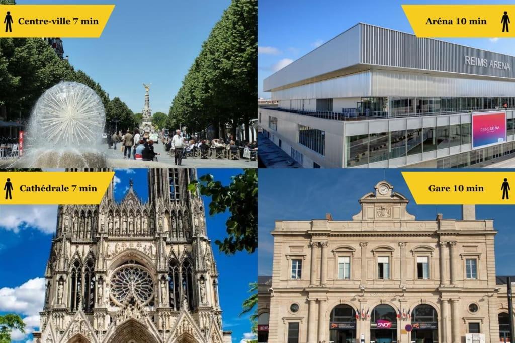 Forum Graphic Magnifique T2 Spacieux Au Centre Reims Exterior photo